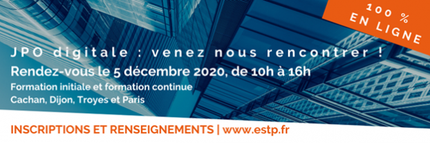 JPO Virtuelle – ESTP Paris 10h-16h