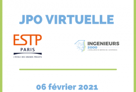 JPO Virtuelle – ESTP Paris de 10h-16h